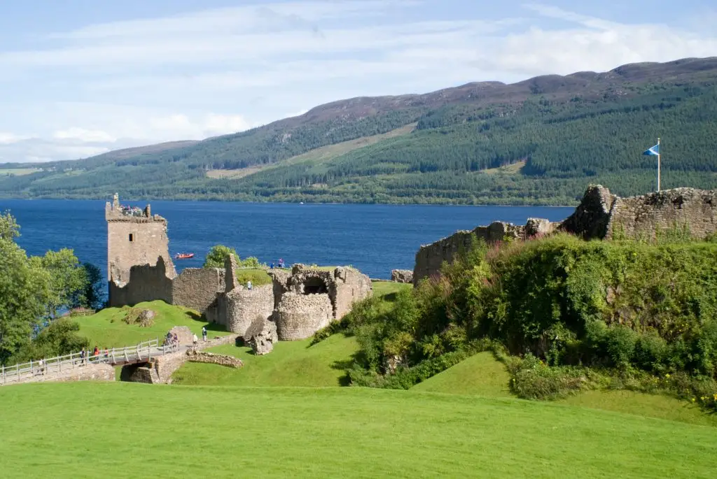 Urquhart Castle overlooking Loch Ness